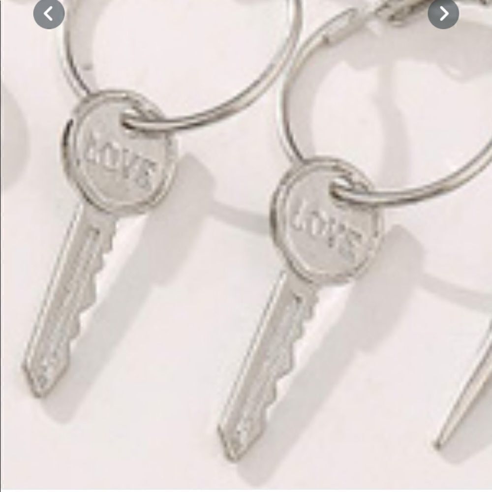 Earrings Zinc Alloy Butterflies, key love plus cute Ipsy bag